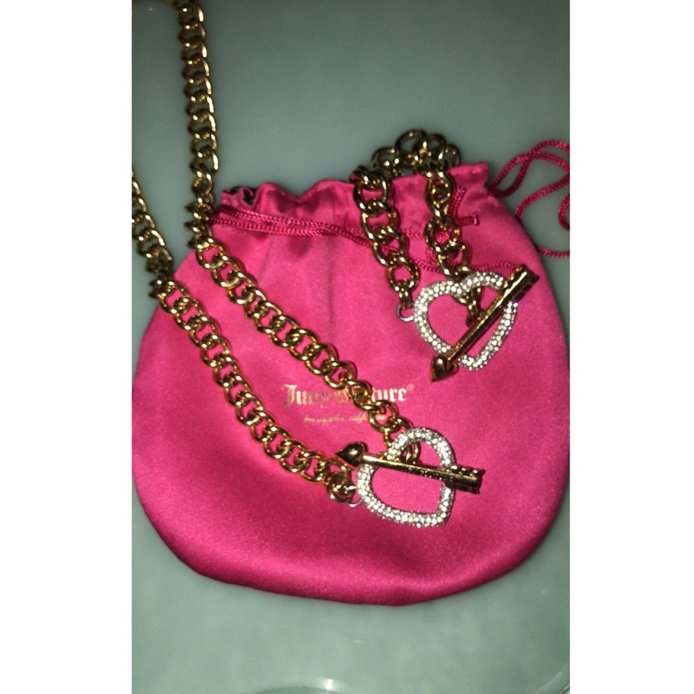 Juicy Couture Pave Heart And Arrow Set